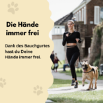 Joggingleine, durch die man die Hände immer frei hat