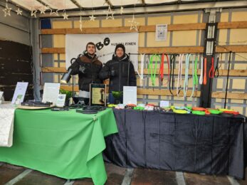 Andre und Dennis von PETBO auf Weihnachtsmarkt Rees 2023