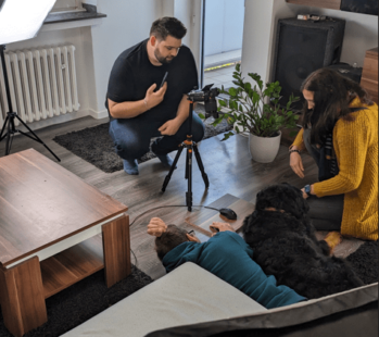 Hinter den Kulissen beim PETBO Videodreh-Rocky-2