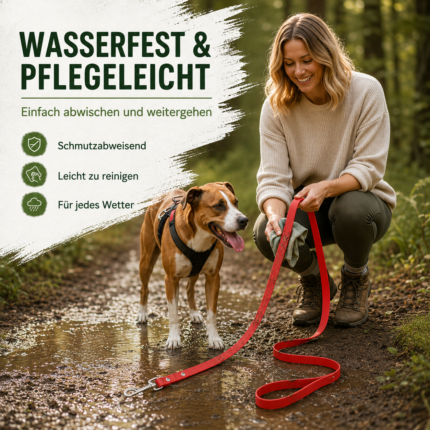 Biothane Schleppleine 5m mit Handschlaufe [19mm] – Bild 4