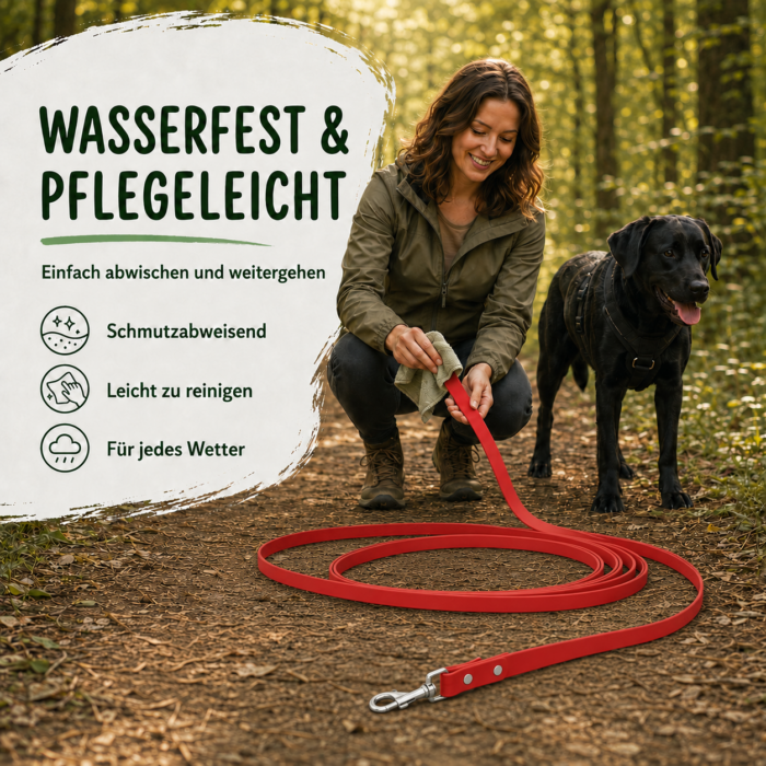 Biothane Schleppleine 10m mit Handschlaufe [19mm] – Bild 5