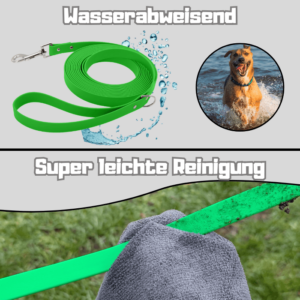 Leichte Biothane Leine wasserabweisend