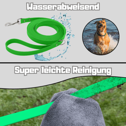 Leichte Biothane Leine wasserabweisend