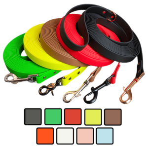 Biothane Leinen in verschiedenen Farben