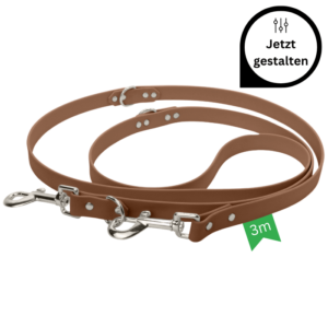 Biothane Leine 3m verstellbar gestalten