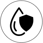 Biothane ist wasserabweisend