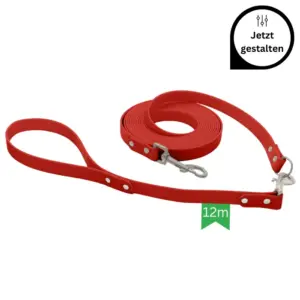 Biothane Schleppleine 12m mit Kurzführer 40cm gestalten