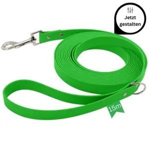 Biothane Schleppleine 15m mit Handschlaufe gestalten
